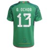 Maglia ufficiale Messico G.OCHOA 13 Casa Mondiali 2022 per Uomo